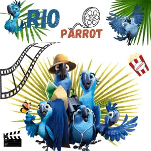 Rio parrot - Rio bird movie |white parrot from rio | rio bird movie ...